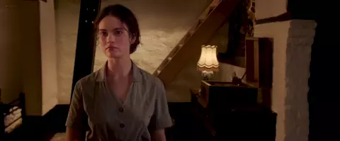 Lily James nude - The Exception (2016)
