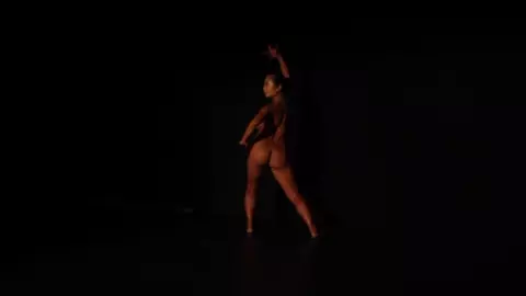 Naked Asian Art Performance -24