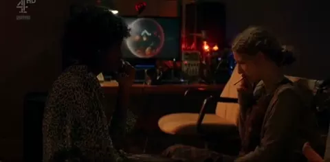 Simona Brown nude, Tallulah Haddon naked - Kiss Me First-s01e02 (2018)