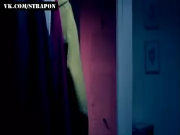 Dominatrix wears strapon to fuck henpecked guy's butt in BDSM moment from drama film