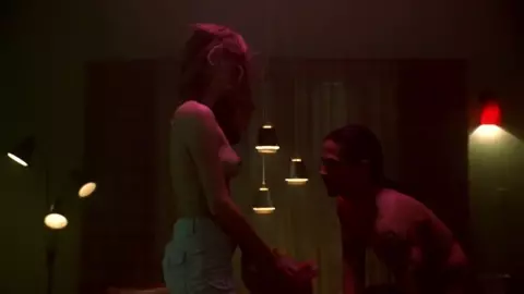 Skinny is shocked crying and screaming in shameless double penetration sex scene