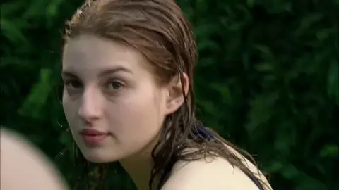 Beautiful Spanish movie star María Valverde gives a blowjob and obtains sperm in mouth