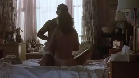 Maruschka Detmers is happy with new BF fucking her so tenderly in The Mambo Kings (1992)