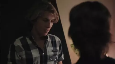 Middle-aged actress Marie Louise Wille has sex with boy in Danish drama movie Dreng (2011)
