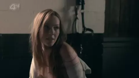 Guy can't believe he thrusts cock into Charlotte Spencer's snatch in TV series Glue