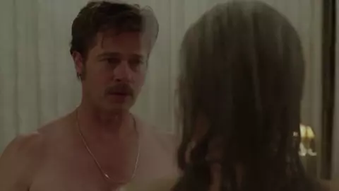 Brad Pitt doesn't give up and joins celebrity Angelina Jolie in bath in By The Sea (2015)