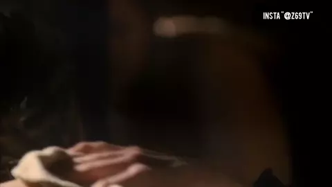 Mustachioed old guy provokes wife to kiss and touches teen's titties in DeadWood Season 1