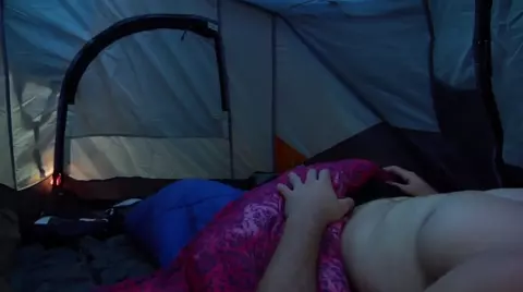 Guy makes it when teen comes to his tent in Axe Giant: The Wrath of Paul Bunyan (2013)
