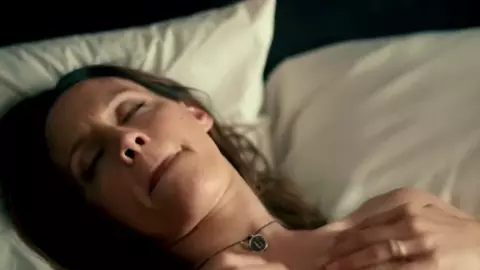 Enjoy fantastic MILF Emmanuelle Chriqui being licked in sex scene from Shut Eye