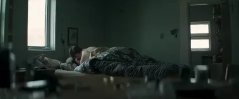 Beautiful Tatiana Maslany beckons young man and has sex in Two Lovers and a Bear (2016)