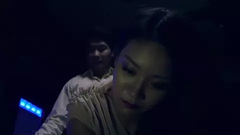 Drunken guy is so wild fucking the tattooed Asian prostitute in doggystyle pose