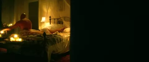 Sexy Talulah Riley scene from Bloodshot (2020)
