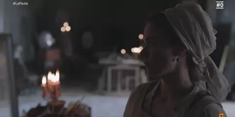 Fully naked Cecilia Gomez in La Peste s01e06 (2018)