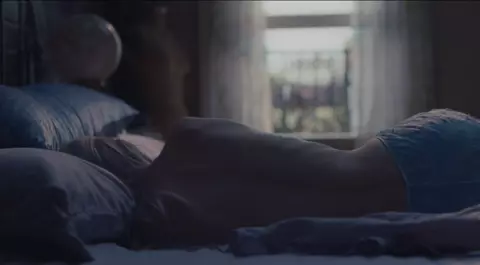 Hot blonde Hunter Schafer shows her tits in Euphoria s01e00 (2020)