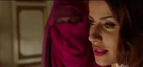 Katrine De Candole naked, Shivani Ghai nude - Dominion (2014) s01e08