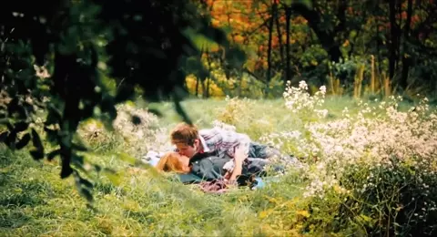 Softcore Outdoor Sex Scene in Movie - Laurence Hamelin, Lily Cole Nude - The Moth Diaries (2012)