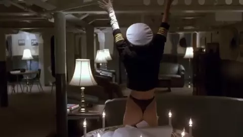 Actress Erika Eleniak Hot striptease scene from Under Siege