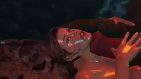 Classic sex scene Fantasy - Sexy TGirl Fucks Girl, Creampie 3D Monster Hentai Video