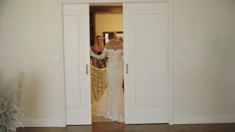 Nude Hailey Baldwin - Wedding Dress Fitting (2019)