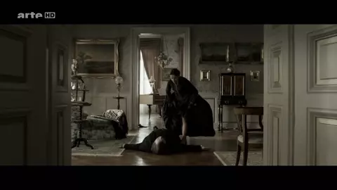 Soldier fucks sexy Marie Tourell Soderberg outdoors in TV series 1864 E02-03