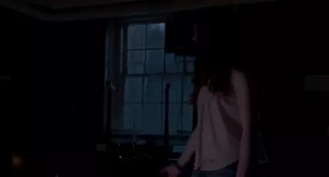 Slinky Canadian actress Zoe De Grand Maison makes it in A Christmas Horror Story (2015)