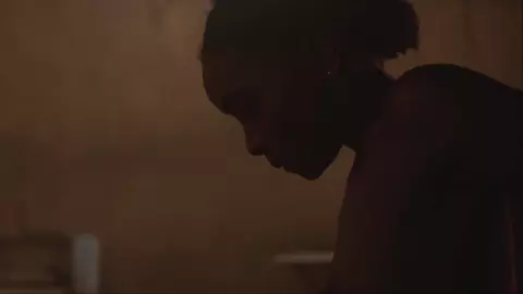 Black man gives pleasure to KiKi Layne in drama movie If Beale Street Could Talk (2018)