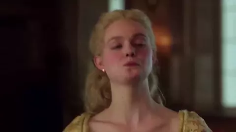 Sexy Elle Fanning loves getting it on in oral and vaginal ways in the TV series The Great