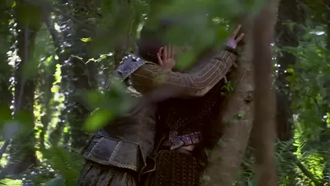 British Natalie Dormer in outdoor shameless sex scene from TV series The Tudors